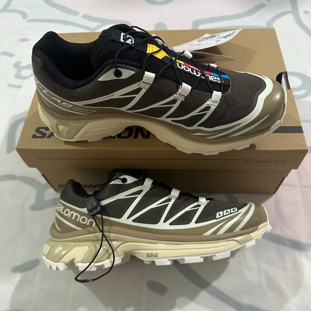 Salomon Xt-6 Series Multi-Color Low-Top Outdoor Sports Shoes